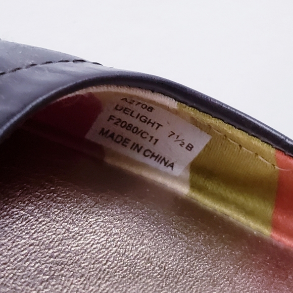 Coach Delight Black Ballet Flats Size 7.5 - Picture 5 of 5